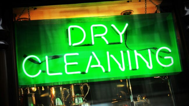 Dry cleaning