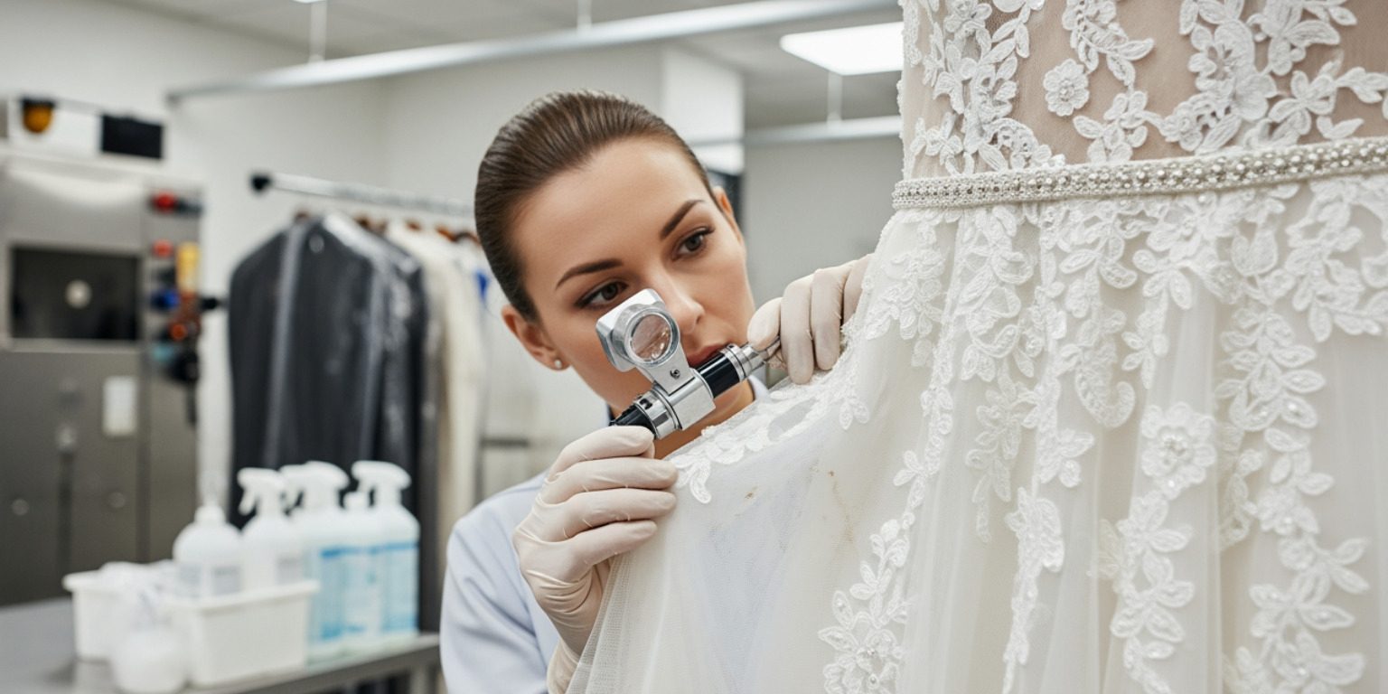 wedding dress cleaning