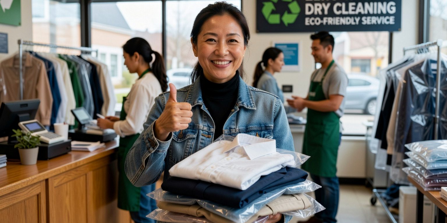 Zero waste dry cleaning