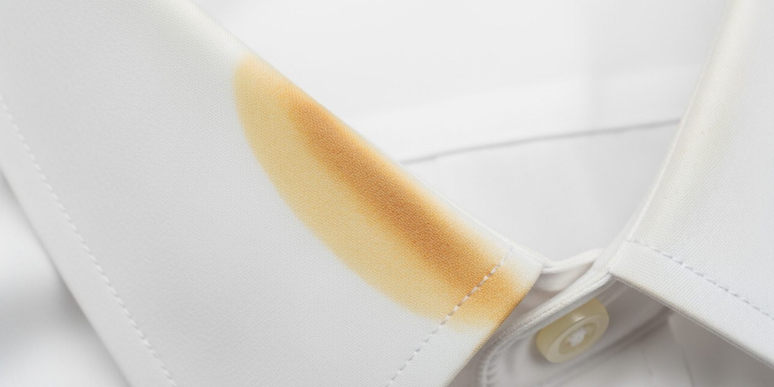 how to remove neck stains from dress shirts