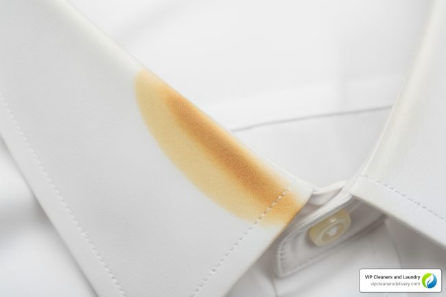 how to remove neck stains from dress shirts