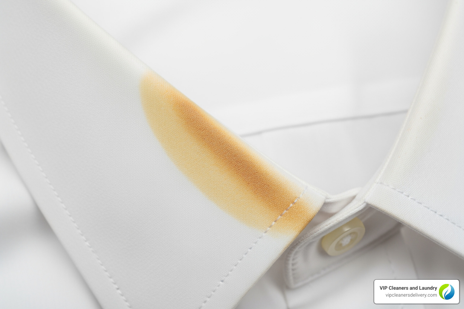 how to remove neck stains from dress shirts