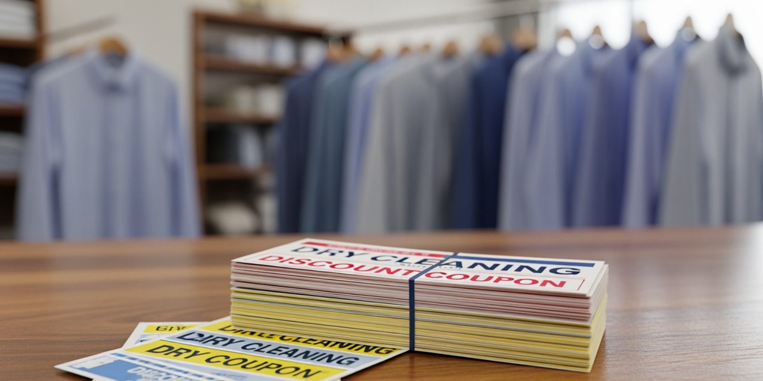 Dry cleaning coupons