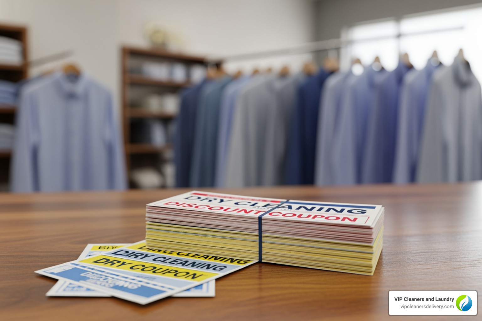 Dry cleaning coupons