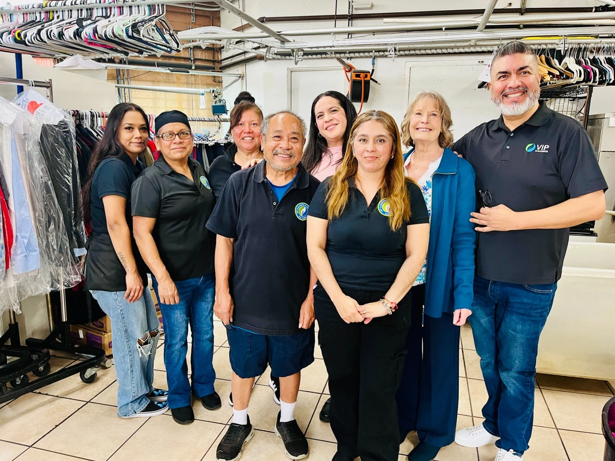 VIP Cleaners and Laundry team in San Diego — the people behind San Diego's most reviewed dry cleaner