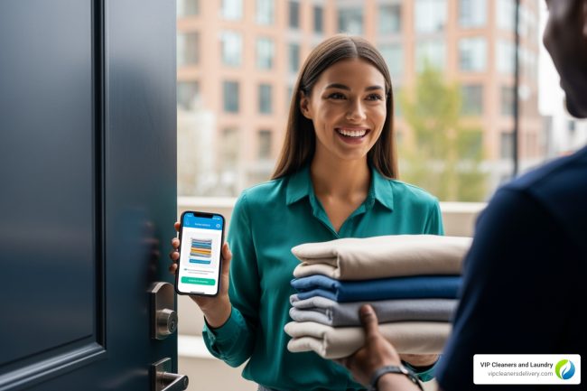 On demand laundry service