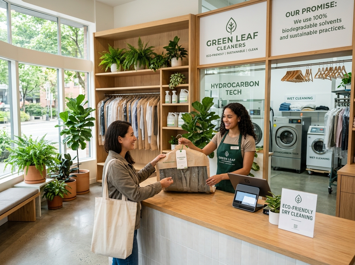 environmentally friendly dry cleaner near me